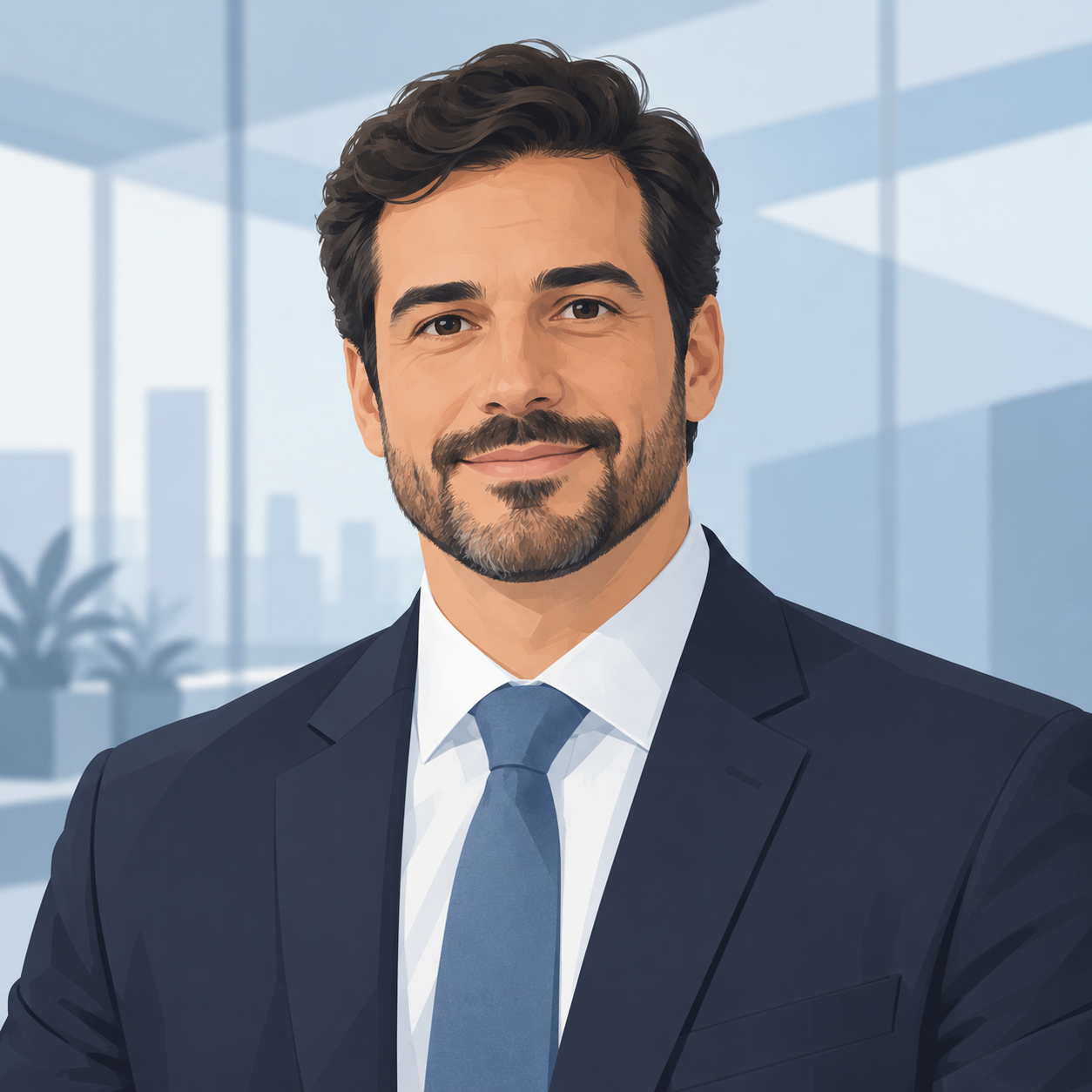 Ilustração provisória para Antonio Morais