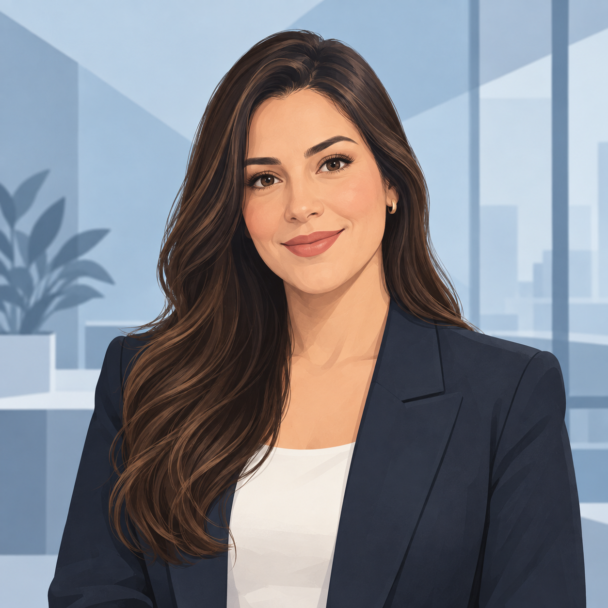 Ilustração provisória para Priscilla Santiago